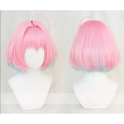 Die Idolmaster Cinderella Mädchen Cosplay Perücken Yumemi Riamu 35cm Kurze Bobo Styled Perücke Hitze Image