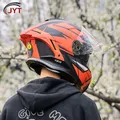 Vollgesichts-Doppel visier helm hoch klappbare Motorrad helme Motocross Racing Modularer Helm Moto