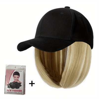 Baseball With Wigs 7.8in Short Straight Bob Wigs A...