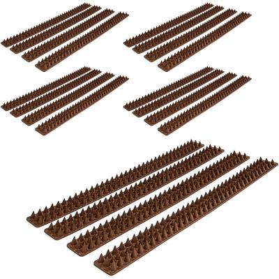 Relaxdays - 20x Vogelabwehr, je 49 cm, mit Spikes, Gesamtlänge 10 m, witterungsresistent,