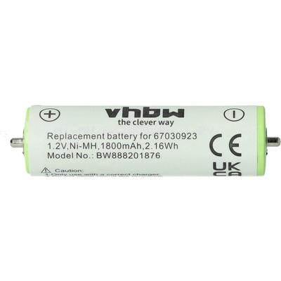 Vhbw - Akku Ersatz für Braun hr-aauv, 67030165, 67030834 für Rasierer Haarschneider (1800mAh, 1,2V, Image