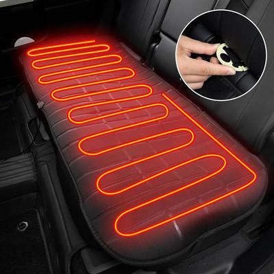 Heated Car Seat Cover Protector Non Slip Auto Front Rear Seat Pad Car Seat Heater Cushion Universal Car Interior Accessories