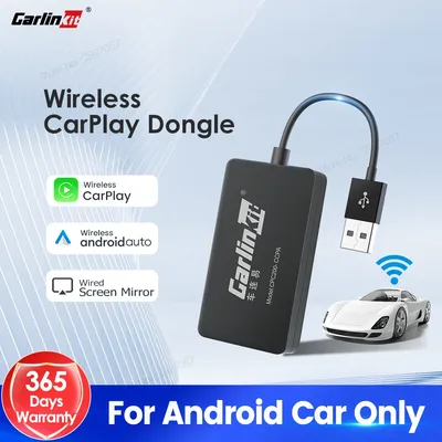 CarlinKit Wireless CarPlay Adapter USB Wireless Android Auto Dongle for Android Car Multimedia