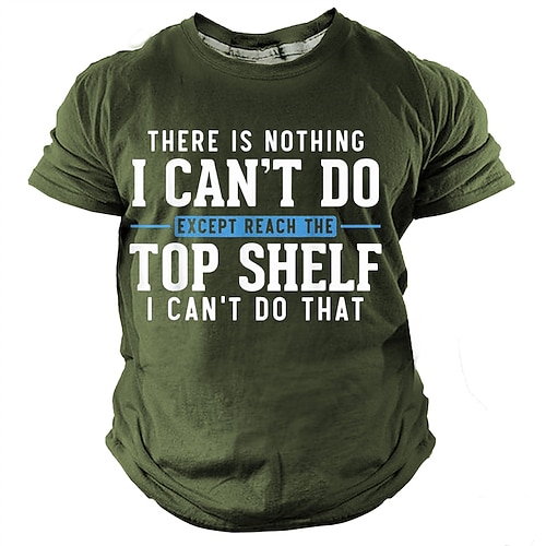 Herren Grafik Buchstabe T Shirt Kurzarm T-Shirt 3D-Druck Rundhalsausschnitt Hemd Täglich Designer Lässig Sport im Freien Ferien Ausgehen Schwarz Marineblau Armeegrün Frühling Sommer Bekleidung S M Image