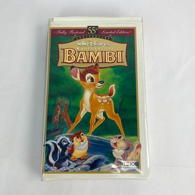 Disney Media | Bambi Vhs Video Tape | Color: White | Size: Os