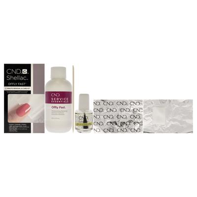 Shellac Offly Fast 8 Minute Removal and Care Kit by CND for Women - 5 Pc Set