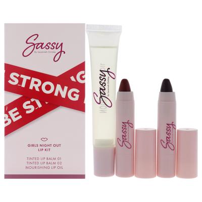 Breakup Collection Lip Kit - Girls Night Out by Sassy by Savannah Chrisley for Women - 3 Pc Nourishi