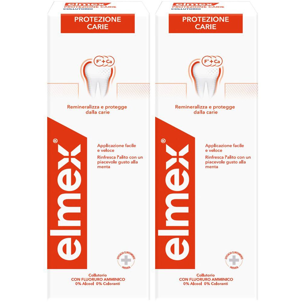elmex® Collutorio Protezione Carie 2x400 ml
