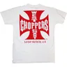 Wcc Westküste Chopper Eisen Kreuz rot Logo weiß T-Shirt lange oder kurze Ärmel
