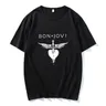 Bonjoti t-shirt per la primavera 100% cotone t-shirt manica corta stampa grafica maglietta