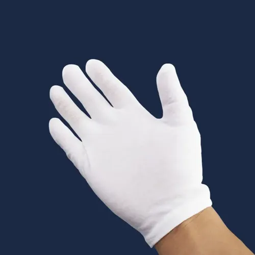 3 Paar weiße Baumwollhandschuhe Münzhandschuhe für Damen und Herren trockene Hände Servieren