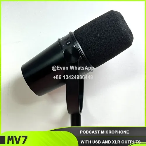 USB-Podcast Ganzmetall USB/XLR dynamisches Mikrofon Mikrofon MV7 Mikrofon für Podcasting-Aufnahme