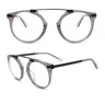 Montatura per occhiali rotonda da uomo montature per occhiali da vista da donna montature per