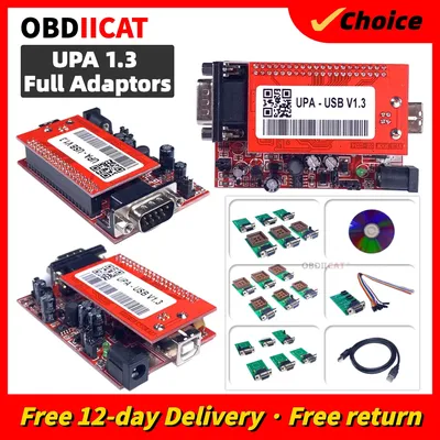 A+Quality UPUSB Programmer UPA USB 1.3 With Full Adapters UPA USB V1.3 ECU Chip Tunning OBD2