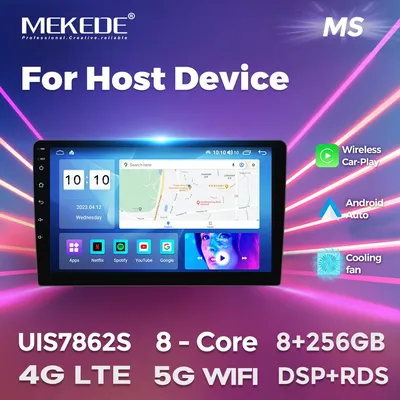 MEKEDE UIS7862S Car Radio Wireless Carplay for Benz BMW AUDI LADA Multimedia Player Navigation