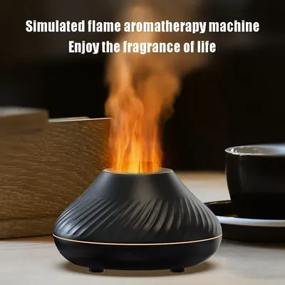 Flame Aromatherapy Humidifier Nordic Desktop Home Style Atmosphere Light High Fog Quiet Small Space