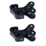 Set of 2 Compound Bows Compound Bow Accessory Bowstring Separator Slider Cable Arrow Pulley Bow Cable Slide Metal