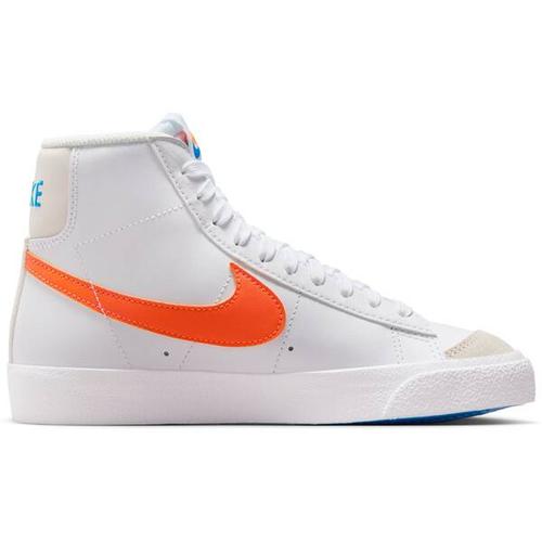 NIKE Lifestyle - Schuhe Kinder - Sneakers Blazer Mid 77 Kids (GS), Größe 36 in WHITE/TOTAL ORANGE-PHOTO BLUE-PHANT