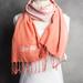 Coach Accessories | Coach Scarf | Long Scarf In Gradient Pink | Lightweight Designer Summer Scarf | Color: Pink | Size: Long