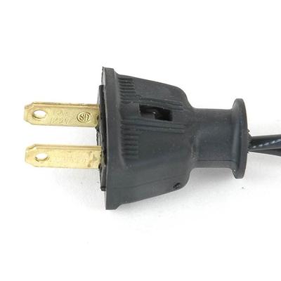 Novelty Lights Heavy Duty Male and Female Plugs, Black, 15 Amp Rating - Male Plug