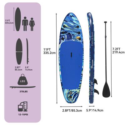 Moasis 11'x 6'' Inflatable SUP Board