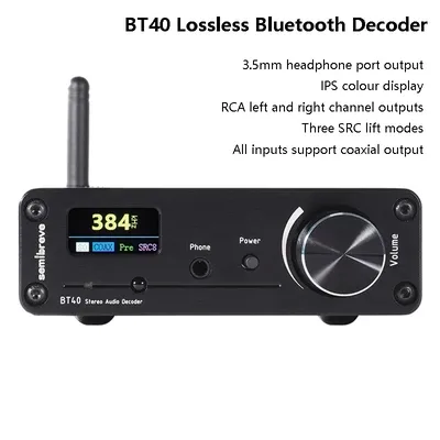 Flaggschiff ES9038Q2M HIFI Bluetooth Decoder QCC5125 Bluetooth 5,1 HD Display SRC Erhöhten Audio Image
