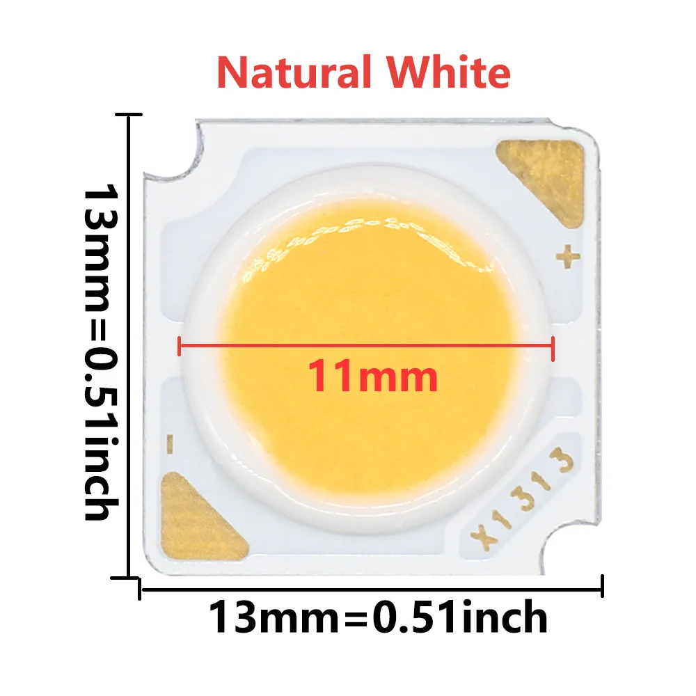 10 Stück LED-Chip 3 W 5 W 7 W 10 W 12 W 15 W 18 W 300 mA LED COB 1313 Bridgelux Kristall-LED-Lichtperlen integriert für LED-Birnen-Strahler