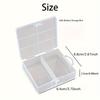 1pc Clear Battery Organizer For 24 Aa Batteries Or 24 Aaa Batteries, Impact-resistant And Wear-resistant Household Organizer For Household And Other Battery Storage