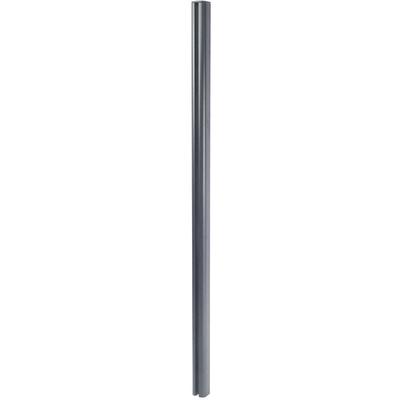 Alu-Pfosten Savoie-WPC-Zaun, Pfeiler Pfahl, Stecksystem 1,86m grau Image