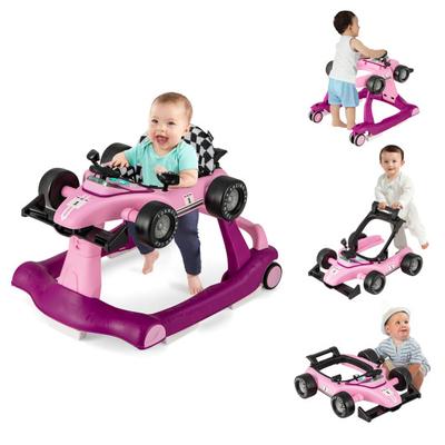 Costway 4-in-1 Foldable Activity Push Walker with ...