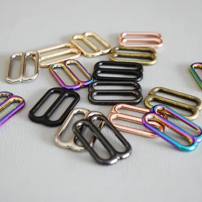 100 Pcs/Lot DIY dog collar Adjuster Slider for 25mm Webbing Adjustment DIY Accessories High Quality