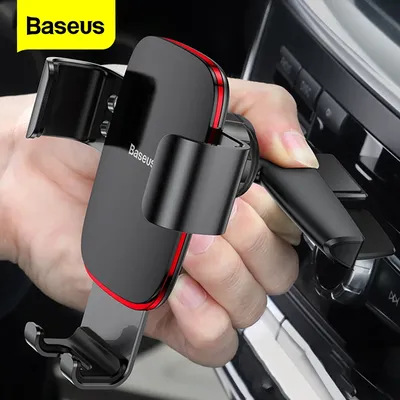 Baseus Gravity Car Phone Holder for Car CD Slot Mount Phone Holder Stand for iPhone 11 Pro Xs Max