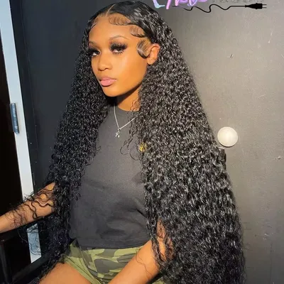 Water Wave Lace Front Wig 4x4 5x5 Lace Closure Wig 13x4 13x6 Hd Lace Frontal 360 Curly Human Hair