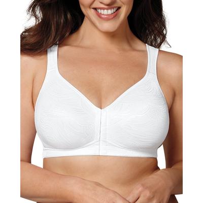 Appleseeds Women's Playtex 18-Hour Front Closure Posture Bra - White - 40