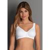 Bügel-BH ROSA FAIA "Twin", Damen, Gr. 85, Cup G, weiß, Stoff, Obermaterial: 70% Polyamid, 30% Elasthan, clean, leicht glänzend, unifarben, casual, normal, BHs, T-Shirt BH mit Bügel, seidenweiche doppellagige Microfaser