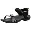 Sandale TEVA "Verra", Gr. 38, schwarz (antiguous bl), Textil, Synthetik, sportlich, Schuhe