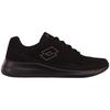Sneaker LOTTO, Gr. 49, schwarz (schwarz, grau), Synthetik, Kunstfaser, unifarben, sportlich, Schuhe, - besonders leicht & bequem