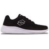 Sneaker LOTTO, Gr. 49, schwarz-weiß (schwarz, weiß), Synthetik, Kunstfaser, unifarben, sportlich, Schuhe, - besonders leicht & bequem