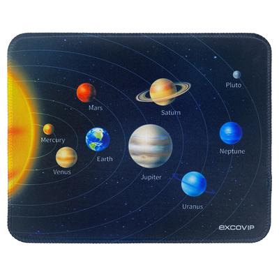 Excovip Solar System Fine Surface Anime Cute Mouse Pad Small Lock Edge Computer Notebook Keyboard Medium Peripheral Non-slip Large Learning Office Collection Order 9461