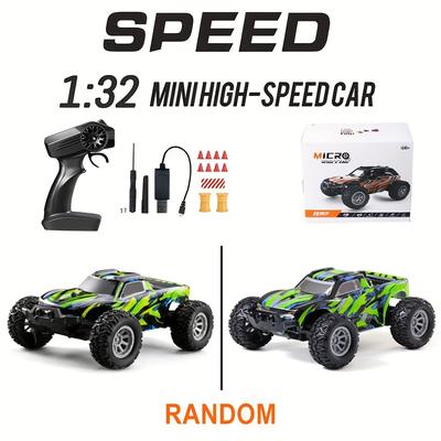 1:32 Scale Remote Control Cars, Rc Cars Maximum Speed 20 Km/h, 2.4ghz High Speed All Terrain Off-road Electric Toy Car, Kids Rc Car For Boys And Girls Christmas, Halloween, Thanksgiving Gifts