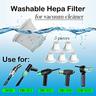 5pcs Washable Hepa Filter, For Mini Vacuum Cleaner, Car Vacuum, 2-in-1 Air Duster Vacuum, Portable Vacuum Cleaner Filters Replacement Accessories