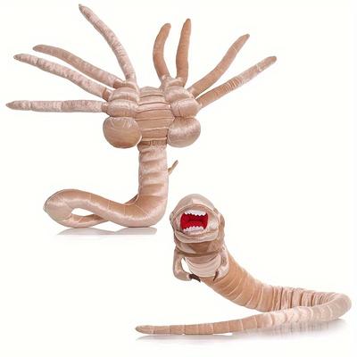 TEMU Movie Alien Plush Toys 20inch Facehugger 46inch Chestburster Soft Stuffed Dolls Cosplay Birthday Christmas Gifts For Children Kids Halloween Decor Thanksgiving、christmas Gift