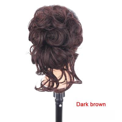 Messy Curly Wavy Hair Extensions Claw Clip In Ponytail Extensions Synthetic Fiber Hair Pieces Chignon Hair Accessories For Women Girls