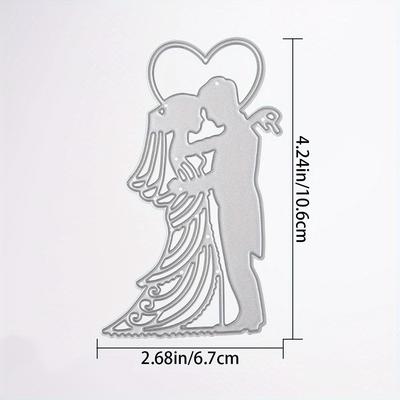 TEMU New 2023 Metal Wedding Cutting Dies For Scrapbooking Decoration Diy Cards Making, Diy Materials Eid Al-adha Mubarak