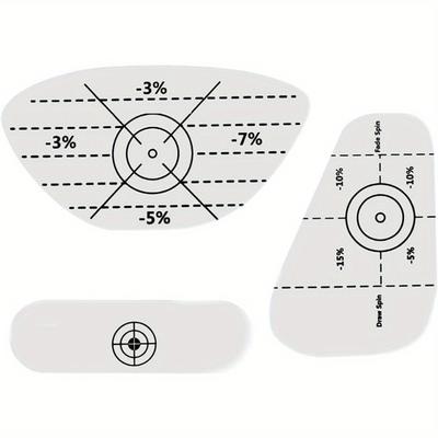 TEMU 300pcs Tape Set, Self-teaching Sweet Spot And , Golf Club Impact Stickers For And Putters