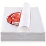 100pcs White Butcher Paper 12 X 12 Inches Disposable Butcher Paper Sheets Square Meat Sheet Precut Butcher Paper No Wax Butcher Paper For Wrapping Meat, Heat Press, Art Project