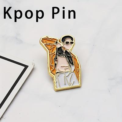 Kpop Enamel Pins Jk Brooch Lapel Pins Metal Badge ...