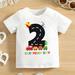 Boy's 2rd Birthday T Shirt Planes Trains Vehicle Print Boys Creative T-shirt, Casual Lightweight Comfy Short Sleeve Crew Neck Tee Tops, Kids Clothings For Summer