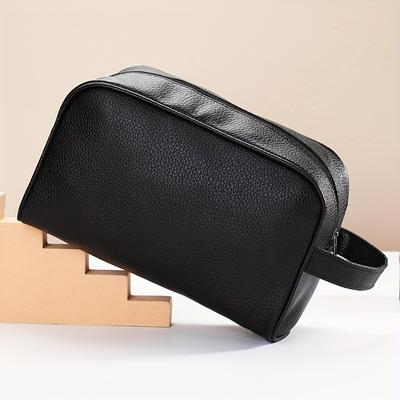 Synthetic Leather Toiletry Bag Washing Shower Make...