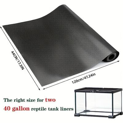 TEMU Reptile Terrarium Carpet Base For Leopard, Lizard, Iguana, Snake, Turtle, Non-adhesive Reptile Habitat Bedding